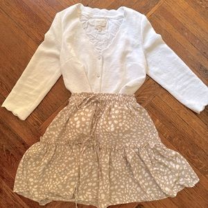 Sezane White Scallop Buttondown size 36
